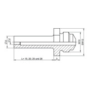 Gesipa pièce de rechange embout buccal 17/40