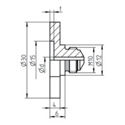 Pièce de rechange Gesipa embout articulé PG