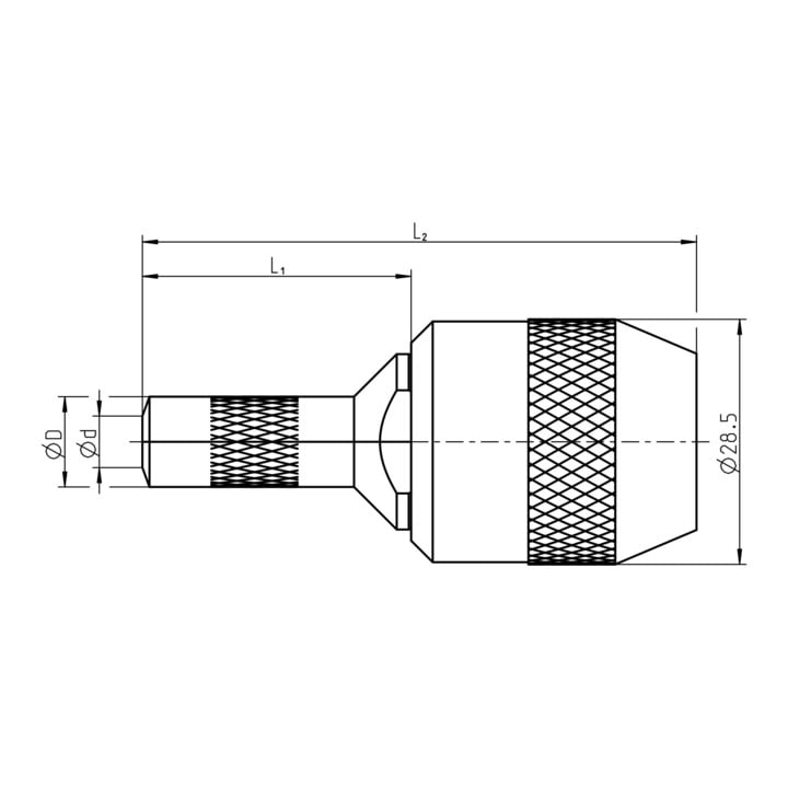 Gesipa pièce de rechange embout écarteur 4,8 complet