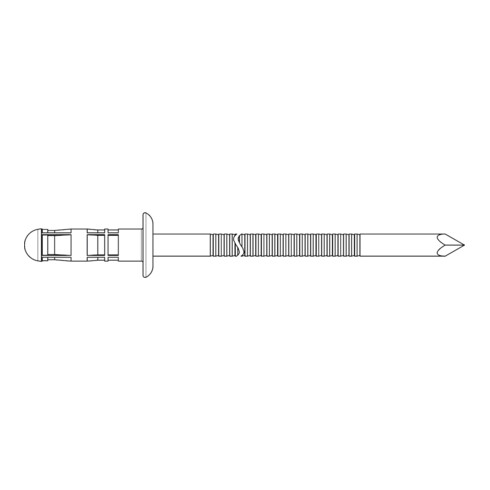 Gesipa Poly-Bulb Blindniete Alu/Stahl 4,8 x 11