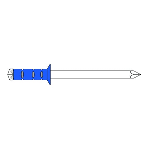 Gesipa PolyGrip blindklinknagels staal/staal verzonken kop 3,2 x 6