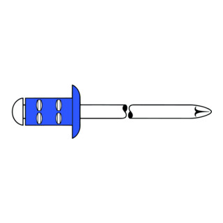 PolyGrip Mehrbereichsschaft-Blindniete Form A