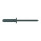 Gesipa PolyGrip® Blindniete Alu/Nirosta 4,8 x 17 Flachrundkopf RAL 9007 Graualuminium