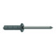 Gesipa PolyGrip® Blindniete Alu/Nirosta 4,8 x 17 Flachrundkopf RAL 9007 Graualuminium