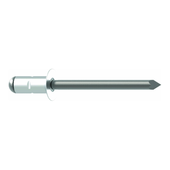 Gesipa PolyGrip rivets aveugles aluminium/acier tête fraisée 4 x 12