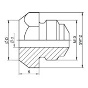 Gesipa reservedeel mondstuk 16/35 K (voor kunststof blindklinknagels)