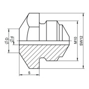 Gesipa reservedeel mondstuk 17/40