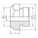Gesipa reservedeel mondstuk 20 extern AV-1
