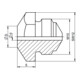 Gesipa reservedeel mondstuk V 17/22-1