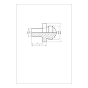 Gesipa reservedeel mondstuk V-17/27 (8 mm verlengde versie)