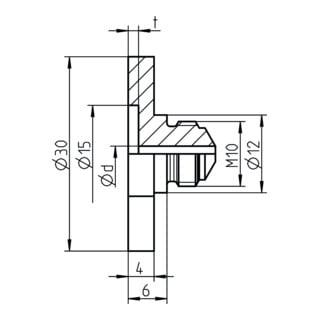 Gesipa reservedeel PG 17/36 f. Alu gelede mondstuk