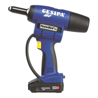 GESIPA Riveteuse sans fil PowerBird Pro Gold Edition, Type : CAS