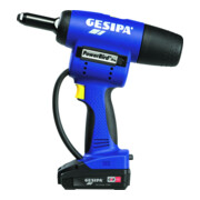 Gesipa Rivettatrice a batteria PowerBird® Pro Gold Edition 7 pz. 20000N L-Boxx