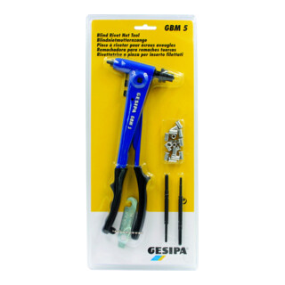 Gesipa Rivettatrice manuale GBM 5 per dado per rivetti ciechi S