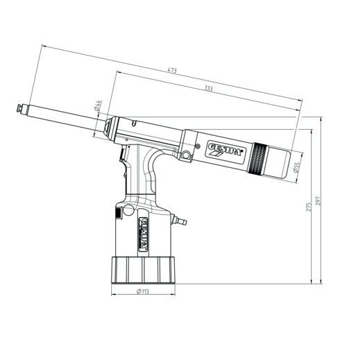 Gesipa Rivettatrice TAURUS 2 Speed Rivet