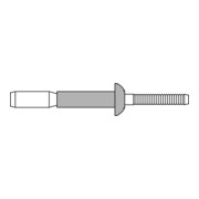Gesipa Rivetti ciechi MEGA GRIP, alluminio/alluminio 4,8x10