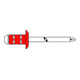 Gesipa Rivetti ciechi PolyGrip, alluminio/inox 4x10 RAL 7011 Grigio ferro