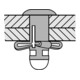 Gesipa Rivetti ciechi TRI-FOLD, alluminio/alluminio 4,8x19-3