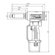 Gesipa slotboutinsteker PowerBird voor 6,4 mm C6L®*-3