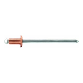 GESIPA Spenglerniete Kupfer/Stahl Flachrundkopf 3,2 x 6