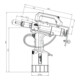 Gesipa Strumento di regolazione di dadi per rivetti ciechi FireFox 2F Axial eco - M 4-3