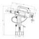 Gesipa Strumento di regolazione di dadi per rivetti ciechi FireFox 2F Axial eco - M 5-3