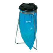 gewa Collecteur de déchets 1x120 l stat. avec couvercle noir