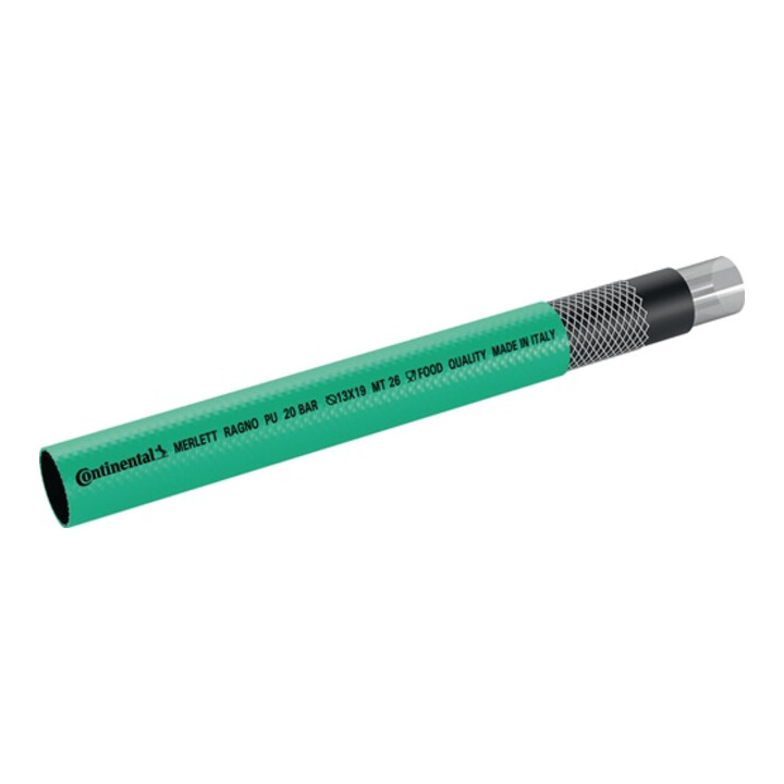 Gewebeschlauch Ragno PU ID 6mm AD 10mm L.100m grün CONTINENTAL