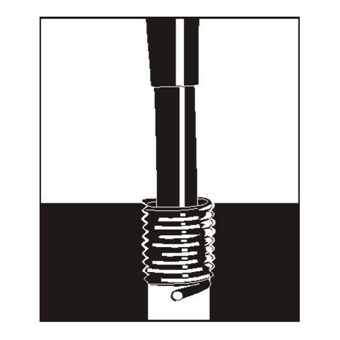 Gewindeeinsatz DIN 8140 Typ Stand.f.M4x0,7mm rostfr.Stahl 1,5xD 100 St.V-COIL