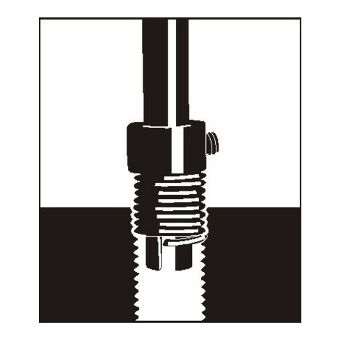 Gewindeeinsatz DIN 8140 Typ Stand.f.M8x1,25mm rostfr.Stahl 1,5xD 100 St.V-COIL