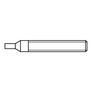Gewindespindel R 88334 f.Einbauwerkzeug SR M14/Nr.2 Stahl 1 Stück AMECOIL