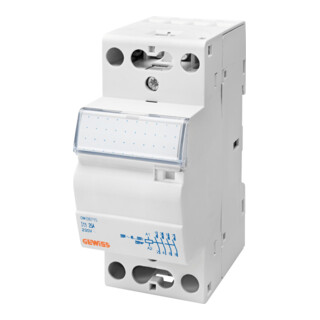 Gewiss Contacteur 4S, 25A, 230V, 2 modules GWD6715