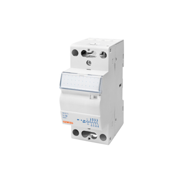 Gewiss Contacteur 4S, 25A, 230V, 2 modules GWD6715
