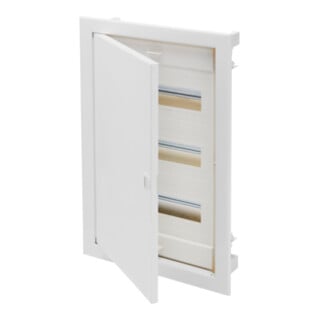 Gewiss Petit tableau de distribution encastré 48(4x12) modules avec porte GW40164N