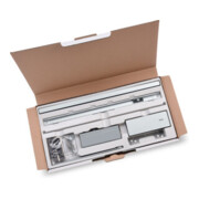 GEZE Amortisseur de porte ActiveStop appliqué argent HLT-5