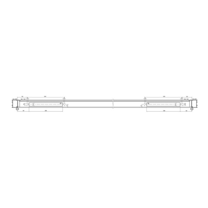 GEZE Boxer Coulissant E-ISM pour Boxer Bandes en argent.