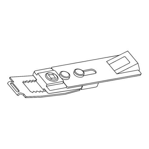 GEZE Butée à enclenchement pour TS 3000/5000/Ouverture de la benne max. 130 degrés
