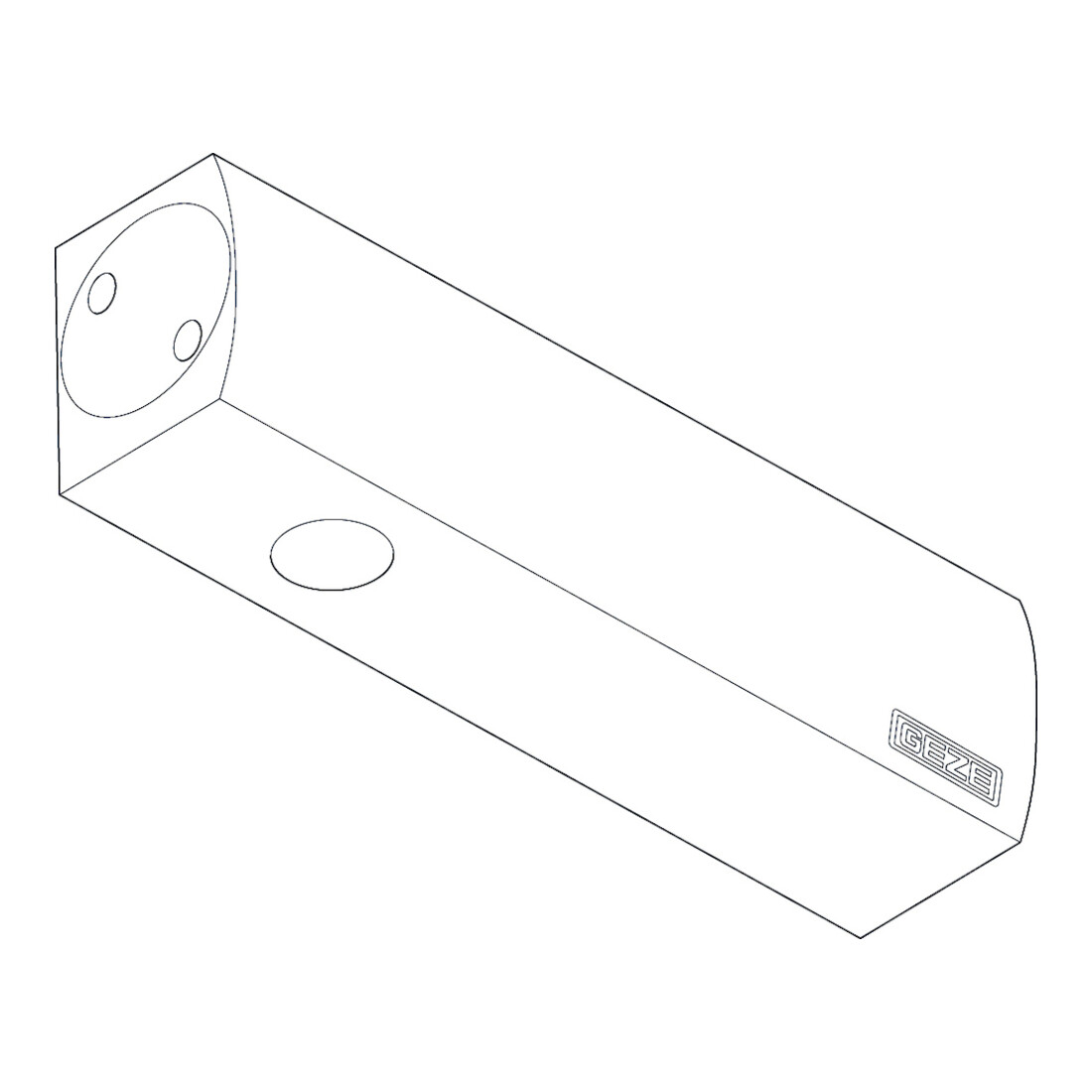GEZE Ferme-porte TS 2000 NV RAL 9016, blanc, sans bras