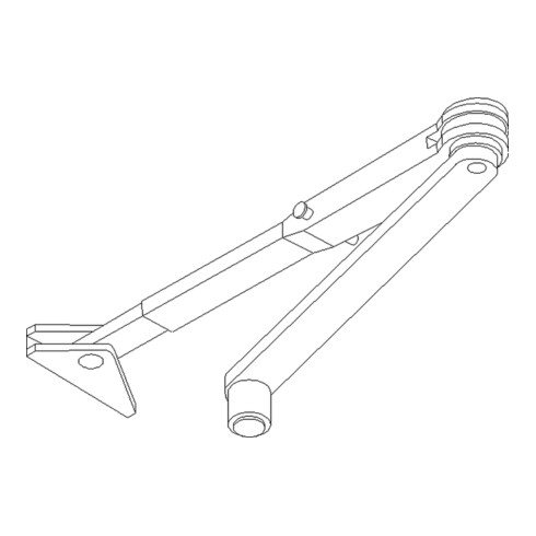GEZE Feststellgestänge ein- und ausschaltbar TS 2000