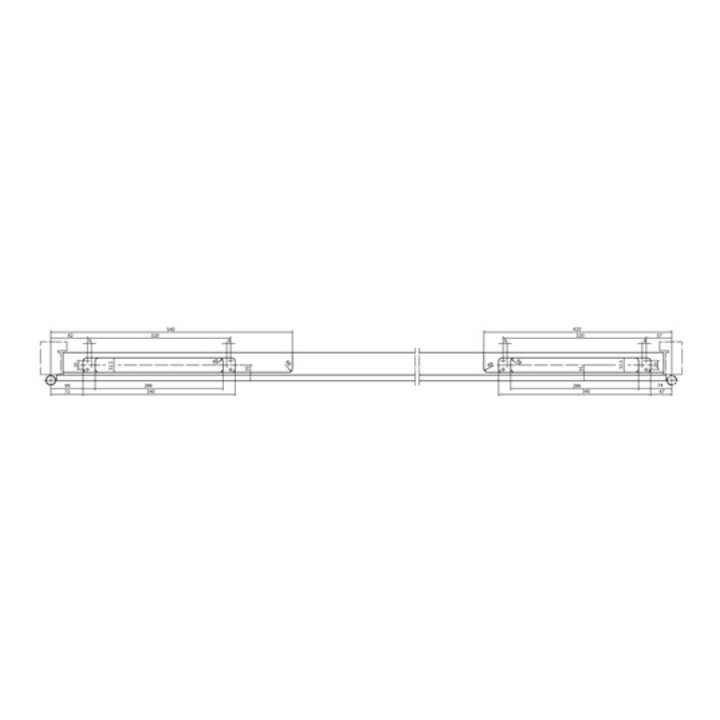 GEZE Gleitsch.Boxer ISM f.Boxer silber Bands.mech.