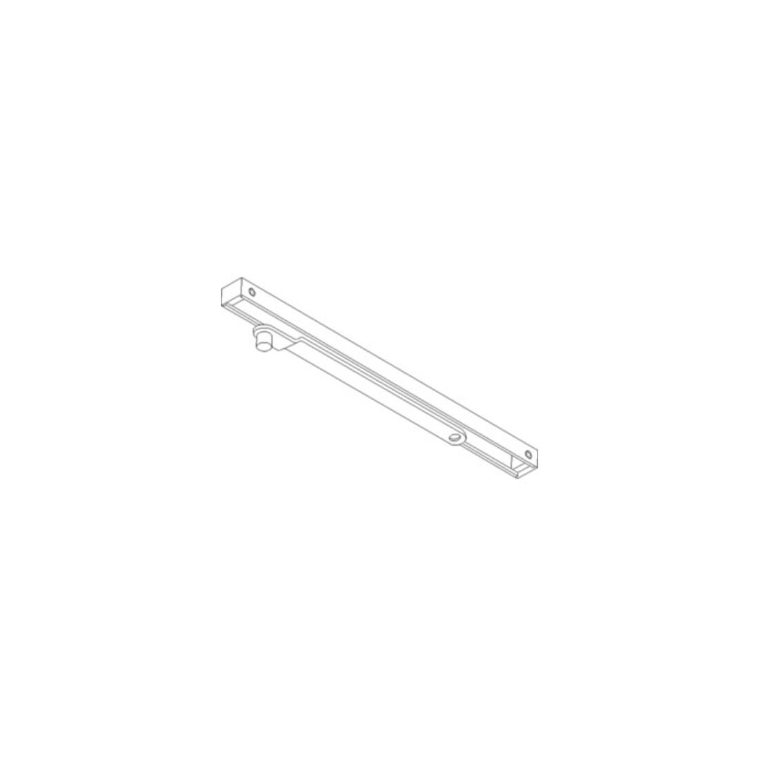 GEZE Gleitsch.f.TS 1500 G argent rail standard/sans fixation