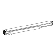 GEZE Gleitschiene silberfarbig zu TS 3000/5000-4
