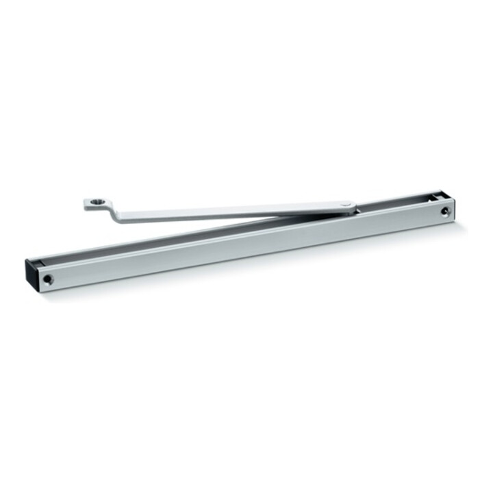 GEZE glissière f.TS 1500 G argent avec barre fixe
