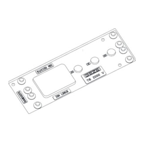 GEZE Montageplatte blk f.TS 2000