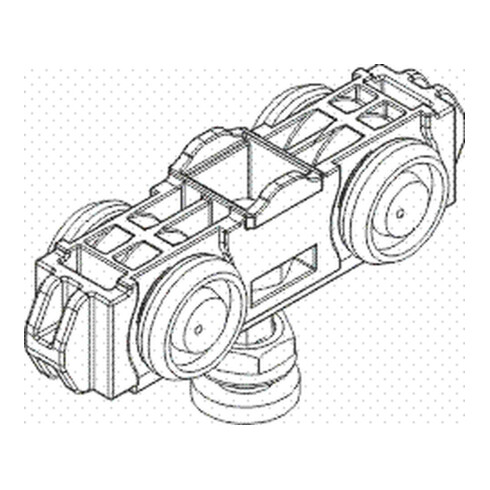 GEZE ROLLENW. Rollan 80 NT avec vis de suspension