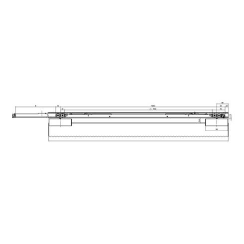 GEZE Schiebetürsystem Perlan 140 SoftStop EV 1 Softstop 2-s.1290-1700mm