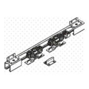 GEZE Système coulissant Rollan 40 NT 40kg 2800mm vantail bois complet 50-142cm L/H-3