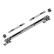 GEZE Système de porte coulissante Perlan 140 SoftStop EV 1 Softstop 2-p.900-1290mm-4