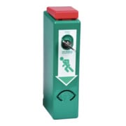 GFS EH-Gardien de porte 990 100 PHZ avec 2 clés, vert laqué, préalarme, pile 9 V