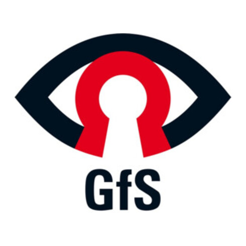 GFS EH-Gardien de porte 990 100 PHZ avec 2 clés, vert laqué, préalarme, pile 9 V